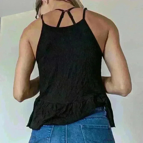 American Eagle,  soft anf sexy, Ribbed cami top, black, Size XS - Picture 3 of 7